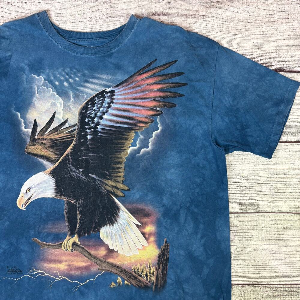 2006 The Mountain Bald Eagle Tie Dye Nature / Animal T-shirt